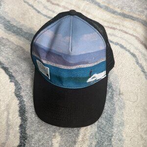 Hippy Tree Hat Ocean Theme Snapback Adjustable Size